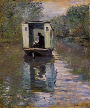  Arco Pintura al %C3%B3leo - El barco estudio Claude Monet